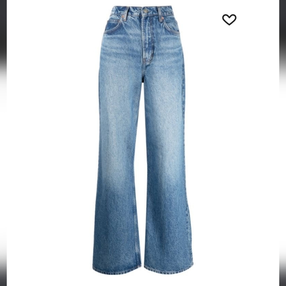 Reformation Jeans Cary High Rise Slouchy Wide Leg Denim Jean sz 30